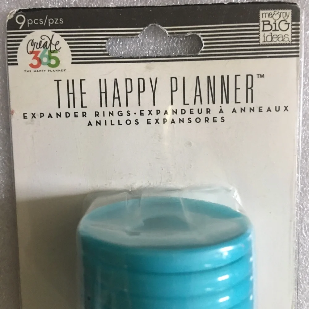 Happy Planner Expander Rings Heart Set Of 9 New